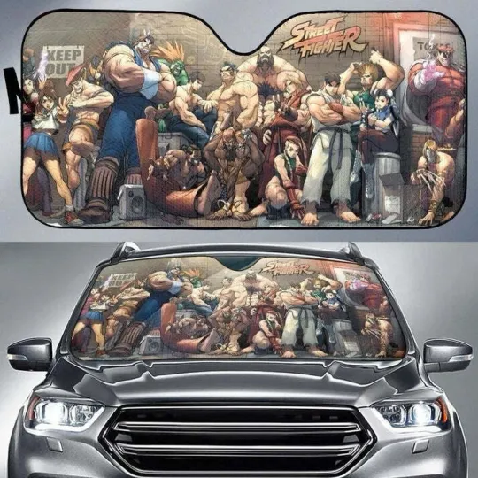 Discover All Fighter Street Fighter Car Sun Shade