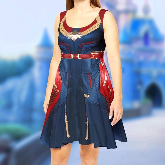 Captain Marvel Women's Skater Dress