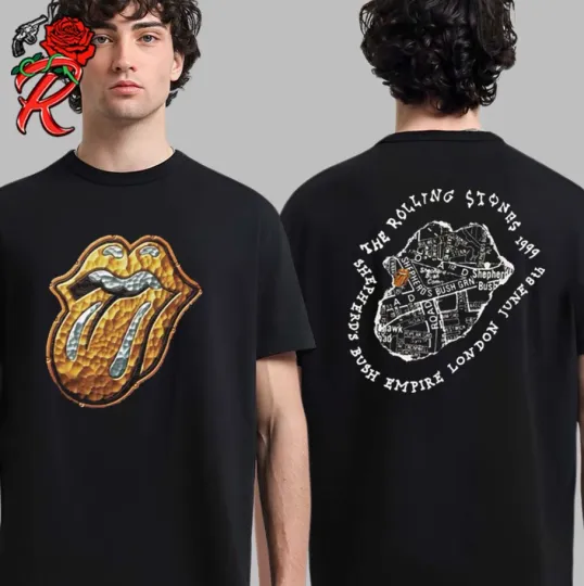 Discover Vintage 1994 The Rolling Stones Shepherd's Bush Tour 1994 T-shirt, size S-5XL