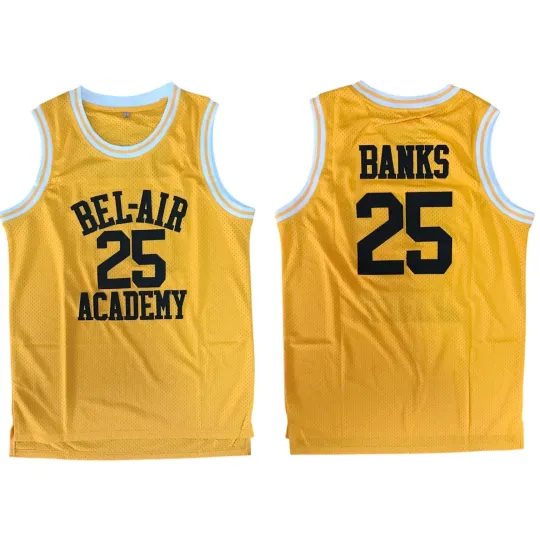 Fresh Prince of Bel Air Academy Carlton Banks Basketball Jersey