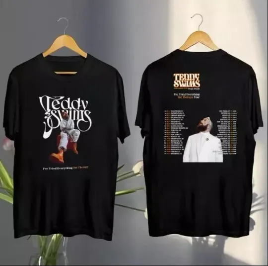 Discover Teddy Swims Tour 2025 T-shirt, size S-5XL