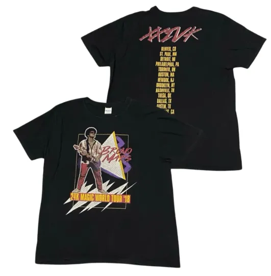 Discover Bruno Mars 24k Magic World Tour T-shirt, size S-5XL