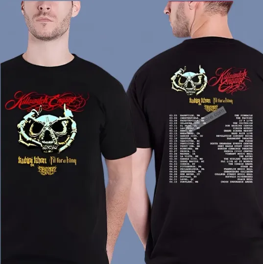 Discover Killswitch Engage 2025 North American Tour T-shirt, size S-5XL