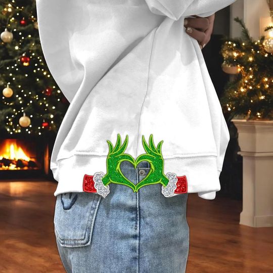 Discover Glitter Side Bow Embroidery Design, Side Bow Appliqu Sweatshirt Embroidery Design, Bow Appliqu Design Heart Shape Hand from 4 to 9 inch