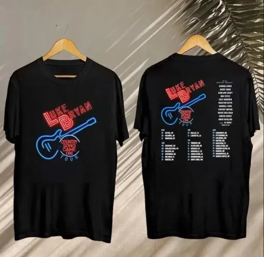 Discover Luke Bryan Country Song Came On Tour 2025 T-shirt, size S-5XL