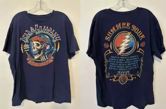 Discover Vintage 2016 Dead And Company 2016 Summer Tour T-shirt, size S-5XL