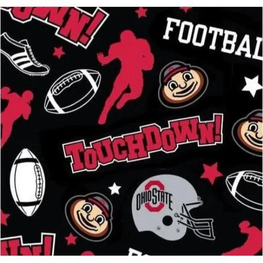 Discover Ohio State Buckeye Football Yoga Band Leggings