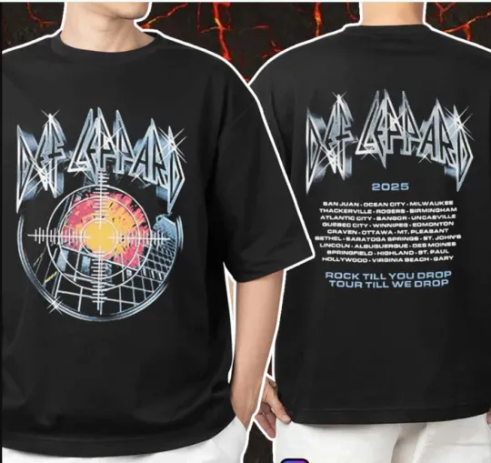 Def Leppard 2025 Tour  T-shirt