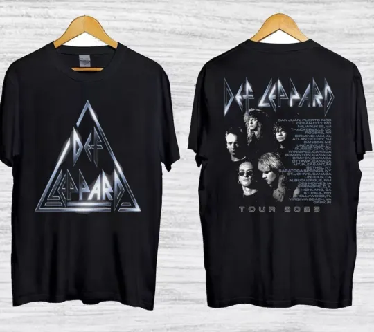 Discover The Glow 2025 Tour Date Def Leppard  T-shirt