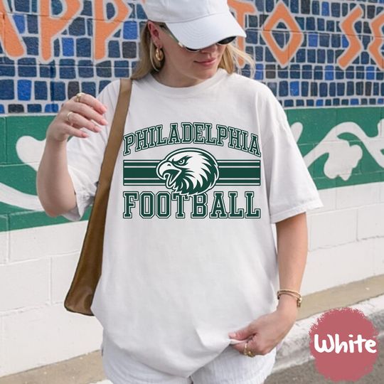 Discover Philadelphia Football Shirt, Retro Sports Fan Tee, Game Day Outfit, Philadelphia Mascot T-Shirt, Vintage Football Gift