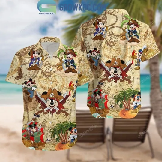 Discover Mickey Walt Disney Pirates Hawaiian Shirt, Unisex Adult, Size S-5XL