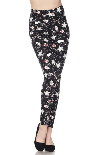 Discover Buttery Soft Midnight Christmas Dreams Leggings