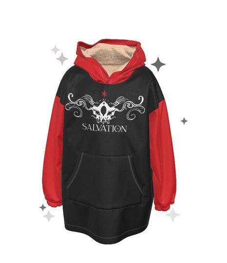 Discover Lilith Hoodie Blanket of Salvation | Mother of Sanctuary Cozy Anime Aesthetic Teddy Fleece Hoodie Blanket  | Trendy Whimsigoth Gamer Gifts