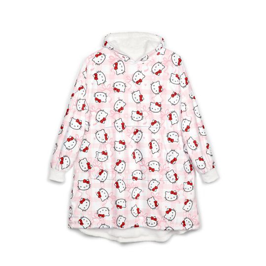 Discover Hello Kitty Hooded Fleece Blanket: Cozy Snuggle Blanket