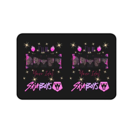 Discover Kpop Demon Hunter Desk Matt, Cosmic Desk Mat with Inspirational Design, Gamer Desk Accessories, Office Decor, Gift for Students