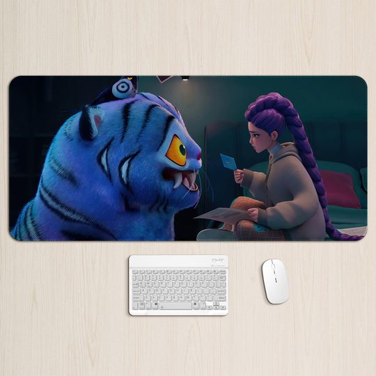 Discover Kpop Demon Hunters Mouse Pad, Saja Boys Pad, Demon Huntrix Mouse Pad, Derpy Tiger Pad