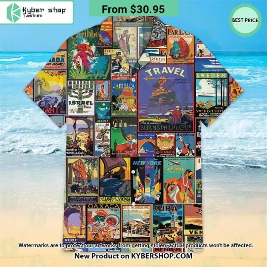 Discover Old Movies Cartoon Poster Hawaiian Shirt
