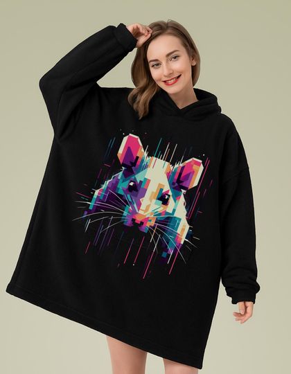 Discover Cozy Fall Hooded Blanket, Warm Themed Loungewear, Gift for Autumn, Seasonal Home Comfort, Relaxation Shawl