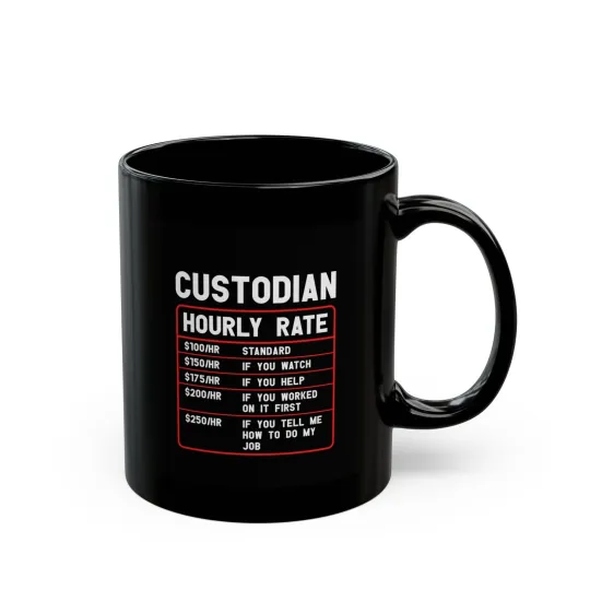 Discover Funny Custodian Mug - Perfect Gift for School Workers, Office Humor, [...]