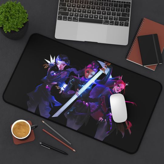 Discover Hd Kpop Desk Mat, Kpop Demon Hunters Golden Huntrx Girls K-pop Saja Boys Soda Pop Anime, Desk Accessories, Office Decor, Extra