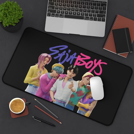 Discover Saja Boys Desk Mat, Kpop Demon Hunters Golden Huntrx Girls K-pop Saja Boys Soda Pop Anime, Gaming Mouse Pad,