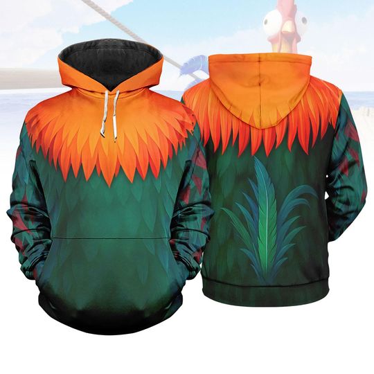 Discover Hei Hei Costume Hoodie, Moana Rooster Tshirt, Disney Moana Sweatshirt, Moana Costume, Hei Hei Cosplay Hoodie, Disneyland Trip Hoodie