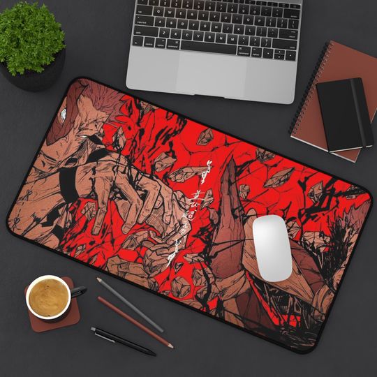 Anime Jujutsu Satoru Sukuna-Yuji Desk Mat, Mouse Pad