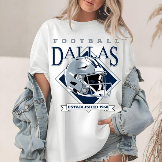 Discover Dallas Football Comfort Colors T-Shirt, Cowboys Tee, Game Day Apparel, Fan Gear, Sports Lover Gift, Trendy T-Shirt, Dallas Cowboys Tee