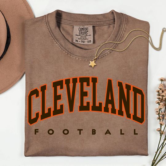 Discover Cleveland Football T-Shirt, Browns Sweatshirt, Comfort Colors Tees, City Pride Apparel, Sports Fan Gift, Game Day Outfit, Ohio Football
