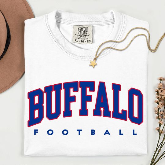 Discover Buffalo Football Comfort Colors T-Shirt, Game Day Tee