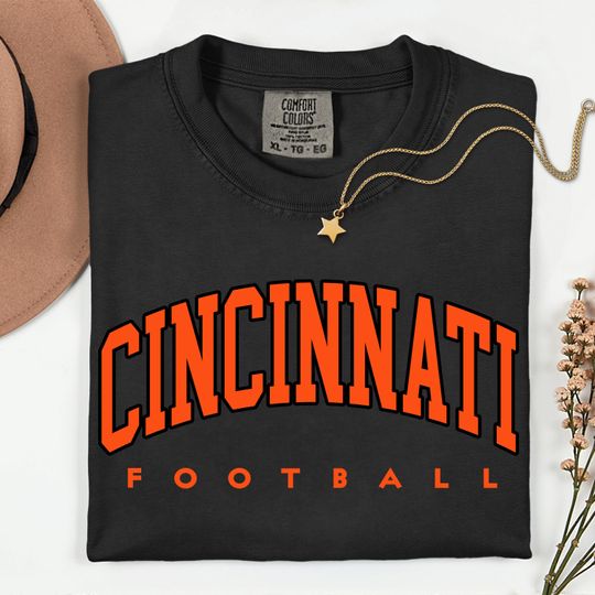 Discover Cincinnati Football Comfort Colors T-Shirt, Game Day Apparel
