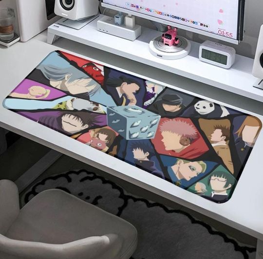 Jujutsu Satoru Gaming Pad Gojo Mouse Pad Sukuna playmat Computer Mat | Anime Gift idea for Anime Lovers Office Decor
