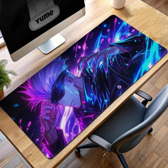 Gojo Satoru Infinity Desk Mat: Jujutsu Satoru Anime Gaming Mouse Pad