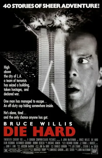 Die Hard movie poster  : Bruce Willis poster