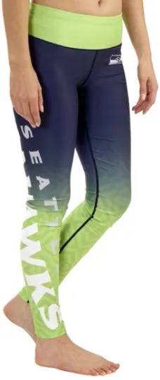 football Seattle Seahawks Gradient Print Leggings Women's