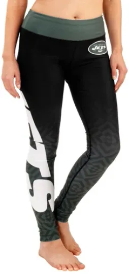 Discover FOCO football New York Jets Gradient Print Leggings Women's Small