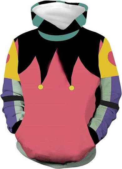 MIAOCOS Unisex Adult Cosplay Hooded Sweatshirt Casual Coat for Comic Con Halloween Party Outfit