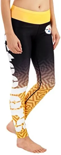 Discover football Pittsburgh Steeler Gradient Print Leggings Women's Extra