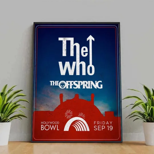 Discover The Who Sept 19 2025 Hollywood Bowl Tour Poster