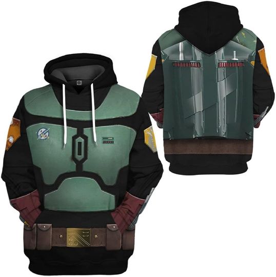 Discover Men Warrior Hoodie Warrior Jacket Rebel Sweatshirt Star Graphic Pullover Anime Pull Over