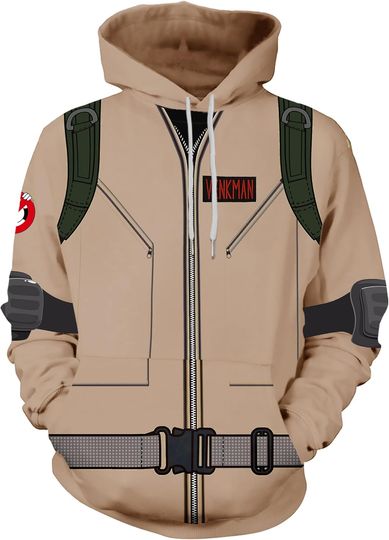 Discover Arvilhill Men's Halloween Costume Hoodies Adult Cosplay Funny Print Pullover with Pocket