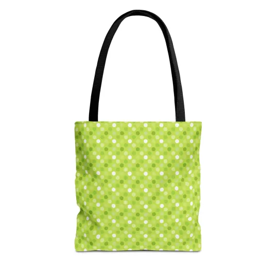 Discover Lively Polka Dot Tote Bag, Eco-Friendly Shopping Bag for Everyday Use