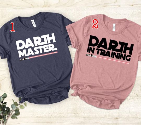 Dark side t-shirts, Father son matching shirt star war, Matching dad and baby shirts, Matching dad and son, Daddy daughter matching