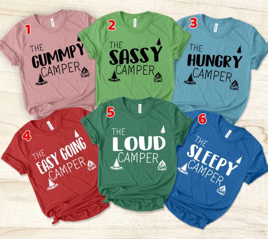 Discover Group Camping Shirts - Camping Trip Shirts - Custom Camping Shirts - Funny Camper - Loud Camper - Love Camping Shirts - Matching Camp Shirts
