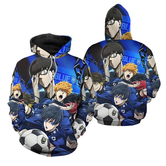 BLUE LOCK Anime Manga Hooded Sweatshirt Hoodie