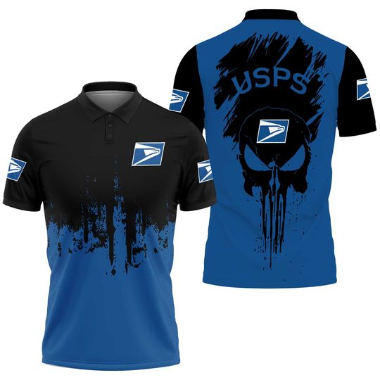 Postal Service Polo Shirt, United SPS 3D Printed Polo Shirt