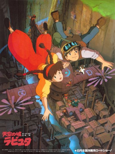 Castle in the Sky (1986) Movie Poster, Gift For Mother's Day Father's Day