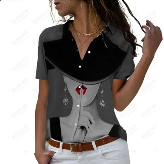 Explore Women's Short Sleeve Blouse