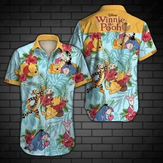 Discover Winnie The Pooh  For Beach Vacation Disney Hawaiian Shirt Summer Vacation Gift