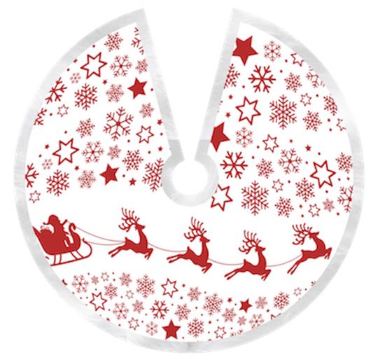 Discover Vinyl Christmas Tree Skirt